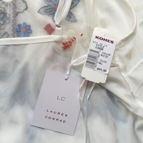 NWT LC Lauren Conrad Sleeveless Top Size S - Picture 7 of 9